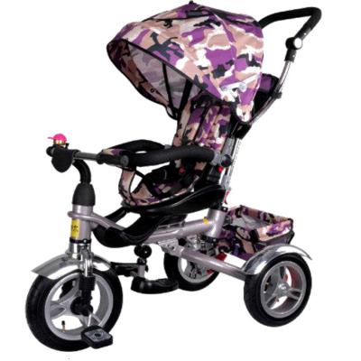 China Ride On Toy Factory Wholesale Cheap Kids Tricycle With Canopy Three Wheels Turning Seat Tricycle For Kids For Sale for sale