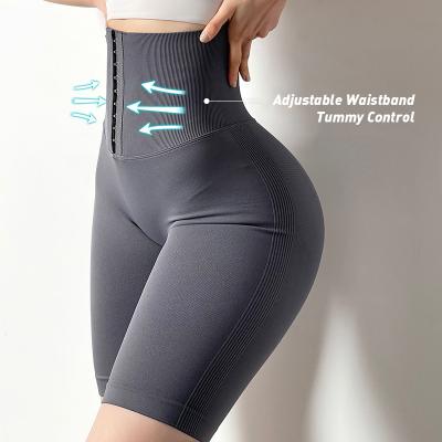 China Wholesale Breathable Women Seamless Compression Shorts High Waist Trainer Shorts Compression Shorts for sale