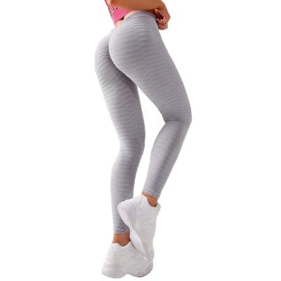 China Breathable Fitness Leggings Women High Waist Yoga Fitness Sports Pants Gym Yoga Leggings Nylon for sale