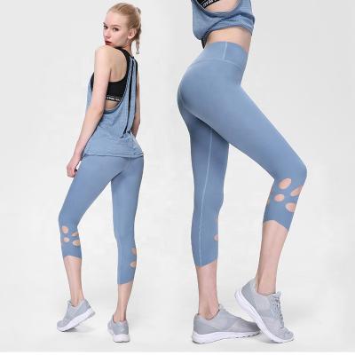 China Breathable High Quality Heavily Waisted Mesh Fitness Yoga Wear Workout Leggings For Women for sale