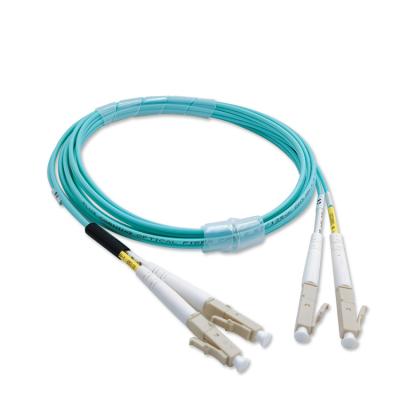 China Network Simplex/Duplex SM/MM Color Fiber Optic Cable Beige Patch Cord LC-LC OM1 OM2 OM3 OM4 OM5 Lszh Aqua Jacket 0.9mm 2mm 3mm for sale