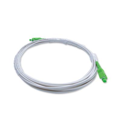 China Network Manufacturer Simplex SM/MM G625D G657A1 Patch Cord PC APC Lszh St FC/Upc Sc LC Fiber Optic White Jacket 0.9mm for sale