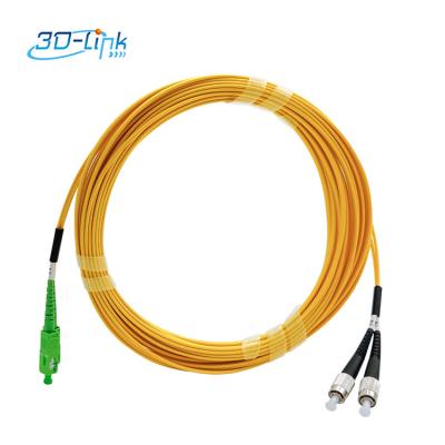 China Network factory price OEM SC/APC LC/UPC FC ST MTRJ female/male SM/MM OM4 50/125 0.9MM LSZH patchcord 2 cores fanout cable/breakout for sale