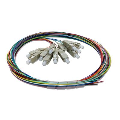 China Fiber Patch Cord/Tight Buffer SC 900mm Easy Band Fiber Optic Pigtail Cable With SC LC APC UPC SM Connector Braid for sale