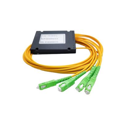 China GPON/Epon Factory FTTH 1260 to 1650nm 1x2 1x4 1x8 1x16 Fiber Optic PLC Splitter SC/UPC LC/APC Connector Telecom Optical Equipment for sale