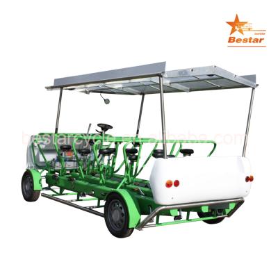 China Open bar for beer rental bicycle pedibus cart amusement vending city park pedal bus local party bike for sale