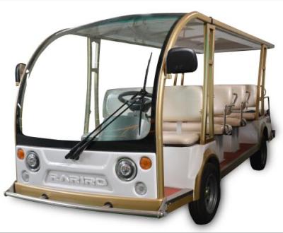 China Golf Bus Electric Golf Bus 14 Passengers Electric Resort Car Sightseeing Car 165/70 R13 for sale