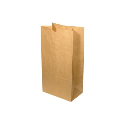 China Recycled Materials Custom For Food Grade Kraft Paper Bag Recycled Brown Paper Bag With Logo Printed Kraft Paper Bag for sale