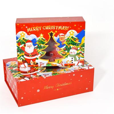 China Recycled Materials Size Gift Cardboard Packaging Thanksgiving Christmas Gift Box for sale