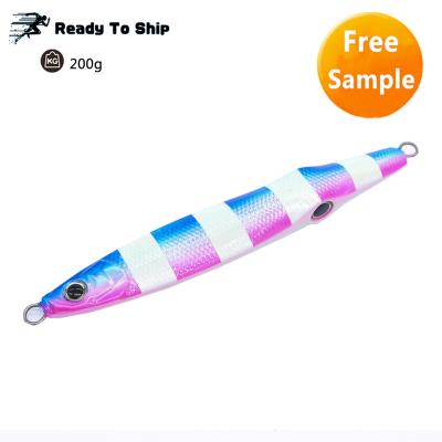 China 2022 New Design Saltwater Deep Sea Fishing Jig Lures Lead Heavy Metal Jig Tuna Lure HJ010 for sale