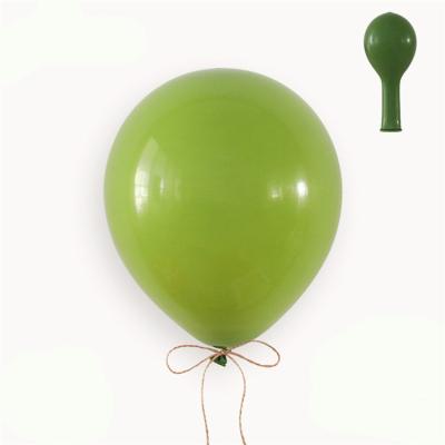 China Promotional thick retro toy 10inch globos balloons garland arch kit green custom thick colores for party decoration for sale