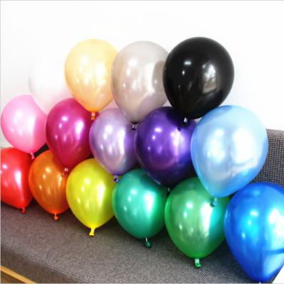 China Promotional toy 18inch pearl silver rose gold champagne gold balloon latex golob high quality 18