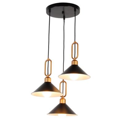 China Modern office gold black led High quality hanging pendant lamp for dining lamp chandelier light for sale