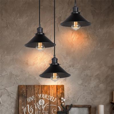 China Modern Industrialized Attic Pendant Lamp Nordic Simple Country Iron LED Vintage Hanging Chandelier for sale