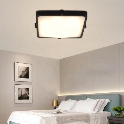 China Rectangle Rectangle Modern Indoor Metal Ceiling Lamp Indoor Metal Ceiling Light Style LED Outdoor Mounted Glass High Ceiling Light for sale