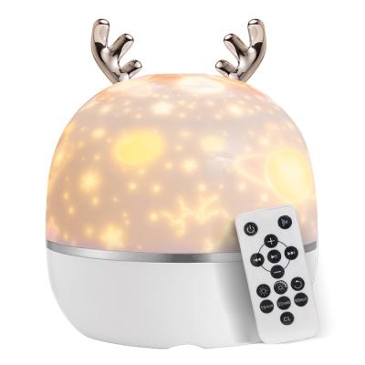 China Modern Led Night Light Sleeping Atmosphere Children's Night Sky Filling Rotating Starry Projection Lamp for sale