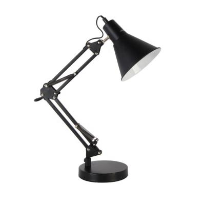 China Contemporary Metal Iron Art Long Arms 360 Adjustable Desk Lamp Table Lamp Reading Table Lamp for sale