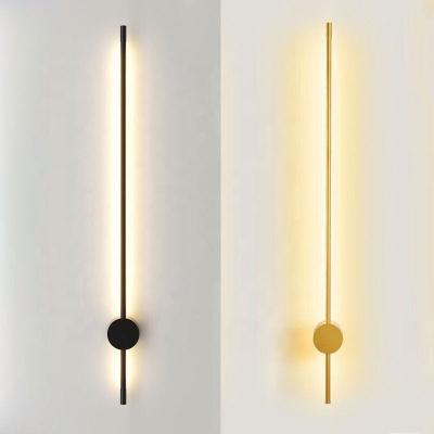 China Modern Design LED Lamps Bedroom Bedside Hallway Corridor Stair Strip Wall Lamp Cozy Modern Decorative Wall Lamp for sale