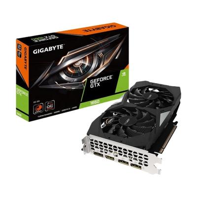 China Nvidia GTX OC 6G Desktop Graphics Card 1660 Gigabyte Spot Wholesale Price for sale