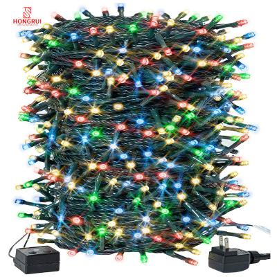 China Multicolor Dimmable 11 Function Twinkle Christmas Tree Decoration Led String Decorative Lighting Color Changing Taizhou Christmas Light for sale