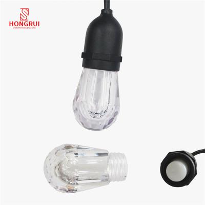 China Hot Selling RGB Patio Bulbs Outdoor Pluggable Decor Waterproof Garden Blow String Led Night Light Decorations Light Up String for sale