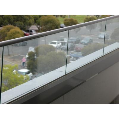 China Modern Customized Glass Balcony Railing Grades U Channel Aluminum Railing for sale