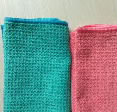 China Microfiber Viable Combo Pack For Windows And Mirrors Waffle Weave Glass Cloth Super Absorbent Microfiber Towel for sale