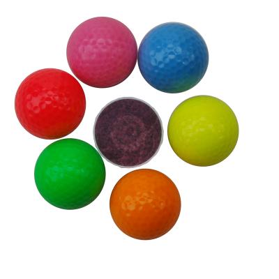 China USGA Golf Course Ball Tournament Standard Marked Golf Ball Two Piece Mini Balls for sale