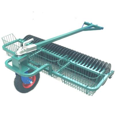 China Golf Driving Range Golf Ball Collection 1 Section Chain Ball Picker with 32 Lanes and 3 Baskets for sale