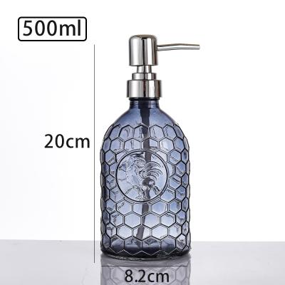 China New Design Portable Unique Clear Bottle Packaging Custom Empty Hand Sanitizer Fast Delivery Square Bottle With Pump for sale