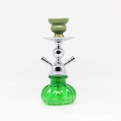 China Wholesale High Quality Handmade Ceramic Arabic Multicolor Glass Smooking Hookah Turkish Thin Pipes Smoking Shisha Hookah for sale