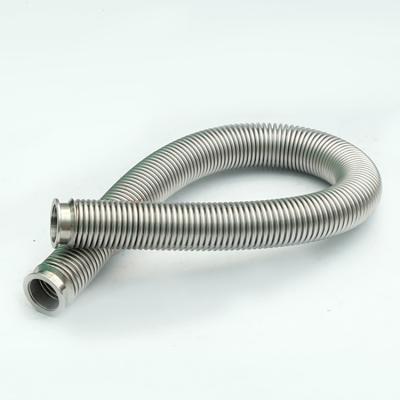 China Vacuum Bellows Stainless Steel Metal Corrugated Flexible Metal Hose Customized Size for sale