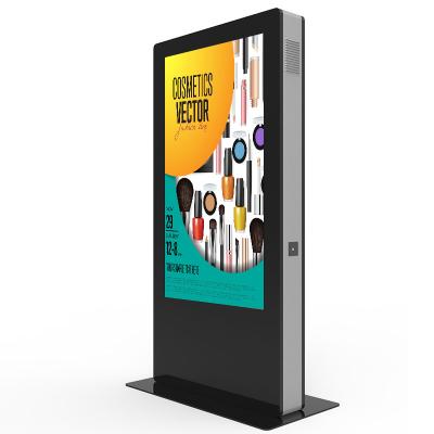 China PI3000 Outdoor 55 Inch Outdoor Double Sides Screen Information Kiosk IP65 High Brightness With Waterproof Touch Kiosk for sale