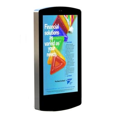 China Stand Alone 32-86 Inch Outdoor Advertising Wall Mounted Waterproof Mall FHD Touch AD Display IP65 Digital Signage for sale