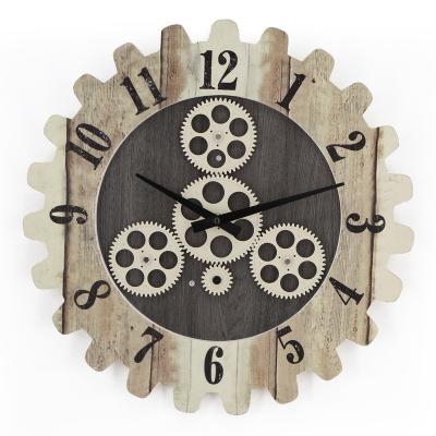 China Antique style wall clock modern design retrofit design large luxury wall clock for sale