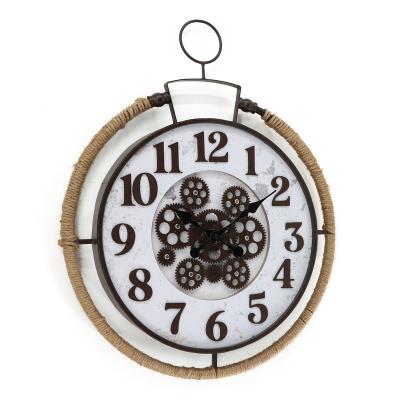 China Pendable Antique Classical Medieval Decorative Clock Style Nordic Wall Clock for sale