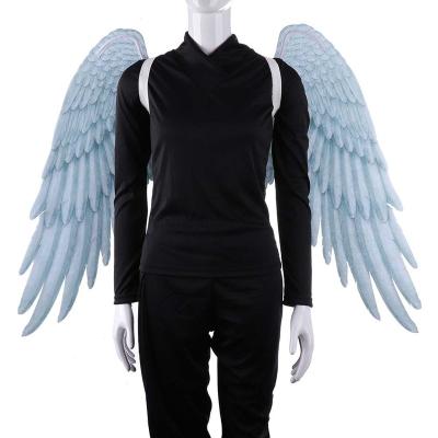 China Manufacturer Supply Halloween Adult Classic Nonwoven Fabrics Angel Wings for sale