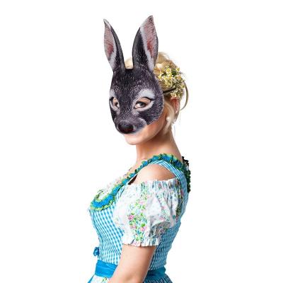 China Comfortable Manufacturer Supply Easter Eva Rabbit Half Facemask for sale