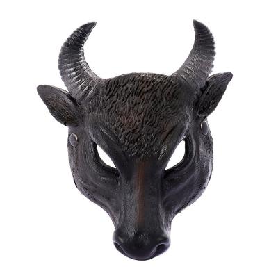 China Halloween Styles Manufacturer Supply Halloween Buffalo Half Face Mask for sale