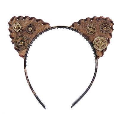 China Festival Decoration Maker Supply Halloween Steampunk Gear Headband for sale