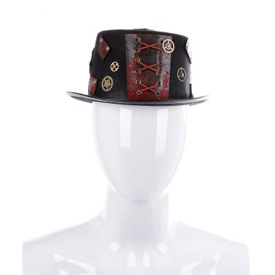 China Festival Decoration Maker Supply Adult Steampunk Gear Top Hat for sale