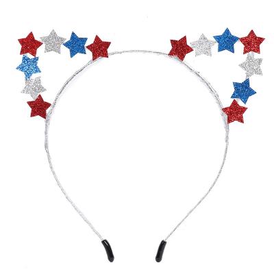 China July Five-pointed Star Headband Festival Decoration Manufacturer Supply Fourth for sale