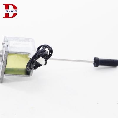 China Micro solenoide 12v push pull de 26mm para a impressora à venda