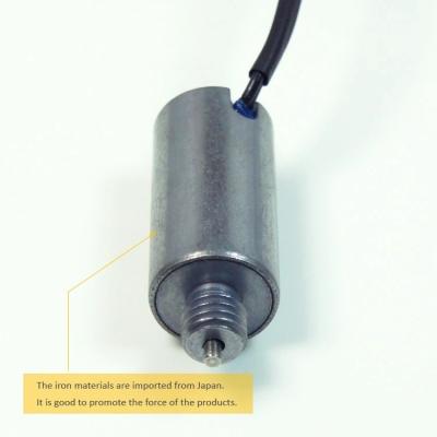 China Tubular Push Pull Solenoid 24V For Automatic Ticket Machine for sale