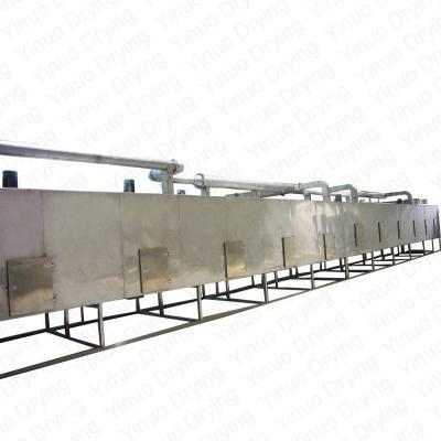 China Medicine Processing DW Model Industrial Food Conveyor Mesh Belt Continuous Single Layer Dryer For Carrageenan And Fruit Vegetable for sale