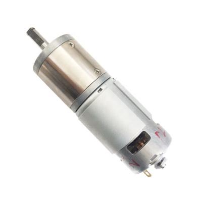 China Kinmore Totally Enclosed 12 24 Volt RS 775 DC Motors With Planetary Gear for sale