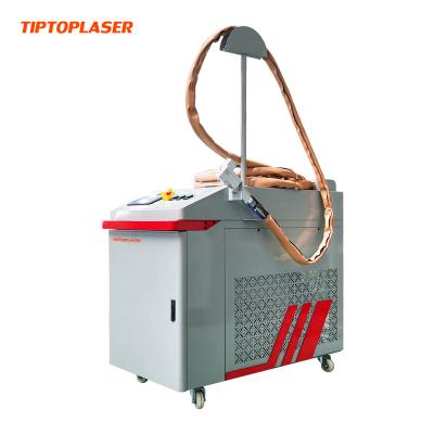 China The new 2023 precise cleaning machine is handheld 1000W CW fiber laser remove microelectronics to set up machine removal metal rust paint cleaning oil for sale