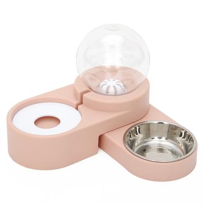 China Automatic Ball Design 2.8L Cat Water Fountain High Sense Round Automatic Pet Water Bowl for sale