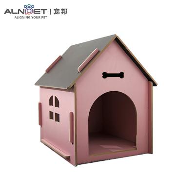 China Sustainable Small Indoor Wooden Dog Pet House for sale