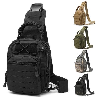 China Custom Wholesale Waterproof Tactical Military Cross - Body EDC Shoulder Bag 7L Camouflage Sling Tactical Bag for sale